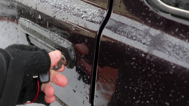Car door opening