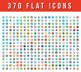 370  Flat Vector Icons - 183522434