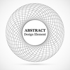 Abstract symmetrical background consisting from lines. Vector pattern for prints and posters. Design element.