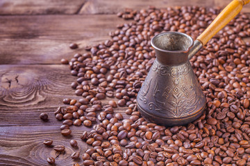 Roasted Coffee Beans background texture