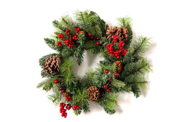 Typical Christmas decorative garland