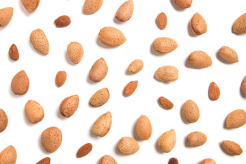 sweet almond drupes