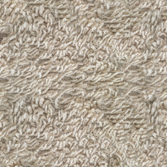 Seamless Carpet Texture with Long Nap. Fabric Material with a Long Pile Beige Color. Repeating Pattern of Tissue Structure