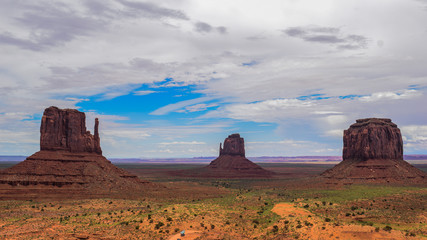 Monument Valley view. Arizona/Utah border, USA