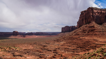 Monument Valley view. Arizona/Utah border, USA