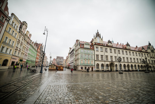 Central square of Wroclaw