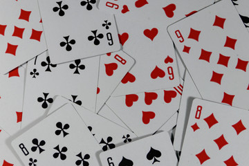 Background of the playing cards