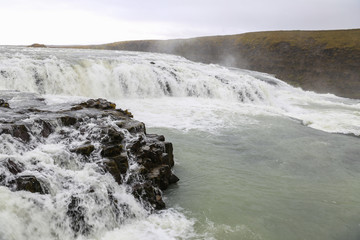 Gullfoss Waterfall in Iceland