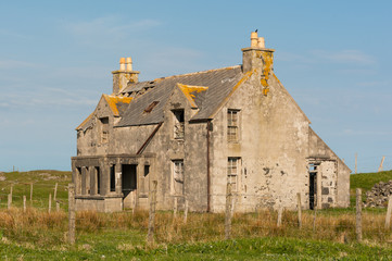 Abandoned House on Scottish Island 