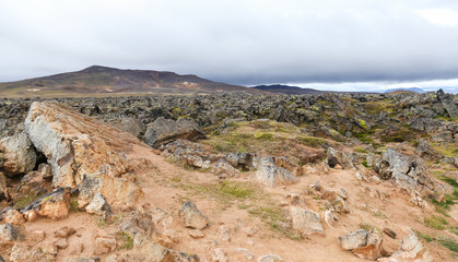 Fototapeta na wymiar Krafla volcanic area in Iceland