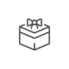 Gift line icon