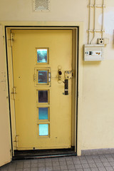 Double prison doors to an isolation cell