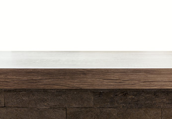 wooden table with copy space