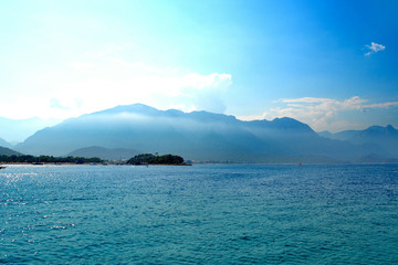 Morning Mediterranean landscape