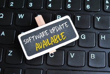 Software update  - obrazy, fototapety, plakaty