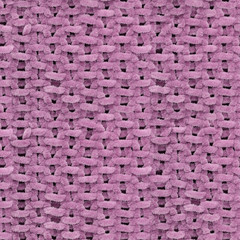 Seamless Texture of Purple Knitted Sweater. Handmade Knitted large Blanket Pattern. Fabric Background Texture.