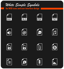 document icon set