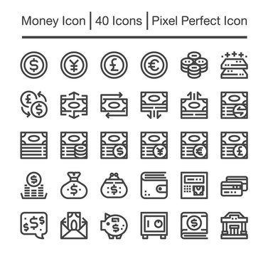 money line icon,editable stroke,pixel perfect icon