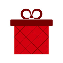 Isolated wrapped present