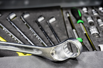 A set of wrenches