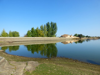 Los Barruecos, paraje natural en Caceres (Extremadura,España) en  el pueblo Malpartida de Caceres