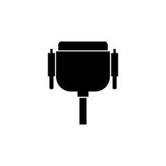 VGA Wire Port Cable icon. PC hardware element icon. Premium quality graphic design icon. Computer Signs, isolated symbols collection icon for websites, web design, mobile app
