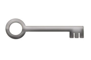 Llave antigua de metal.