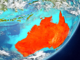 Australia from space