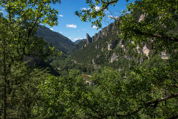 Spectaculaires Gorges du Tarn , en Lozère , France