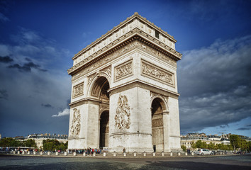 Fototapeta na wymiar Arc de Triomphe.