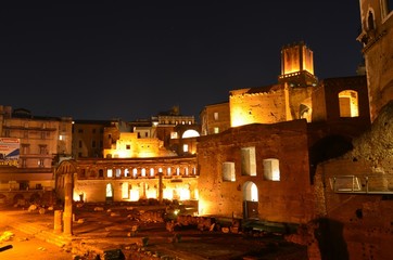 Fori imperiali  notturno romano