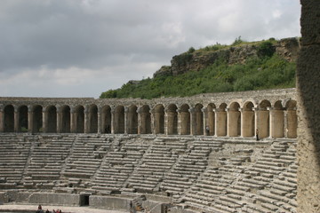 Turquía. Aspendos en Antalya, el Teatro Greco-Romano mejor conservado del Mundo.