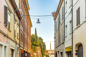 historic center of Italian village