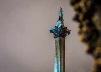  Nelson's Column in Trafalgar Square, London