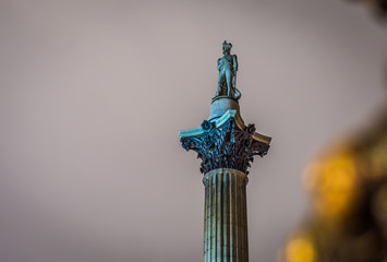  Nelson's Column in Trafalgar Square, London