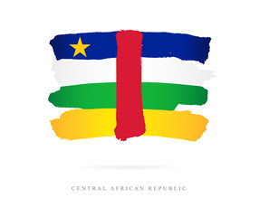 Obraz premium Flag of the Central African Republic