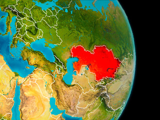Kazakhstan on Earth