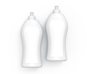Dishwashing bottle mockup