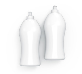 Dishwashing bottle mockup