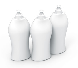 Dishwashing bottle mockup