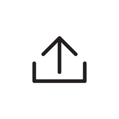 Upload icon Vector illustration, EPS10.