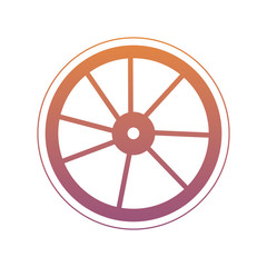 Obraz premium lemon slice icon