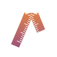 broken ruler icon