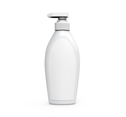 Pump dispenser bottle mockup