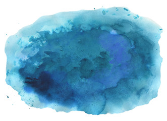 Abstract watercolor hand drawn background.