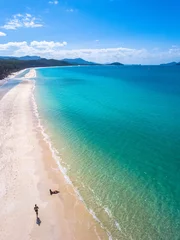 Crédence de cuisine en verre imprimé Whitehaven Beach, île de Whitsundays, Australie Plage de Whitehaven