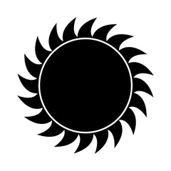 abstract sun shape