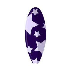 Abstract summer surfboard