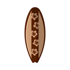 Abstract summer surfboard