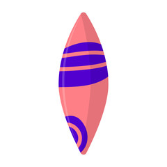 Abstract summer surfboard